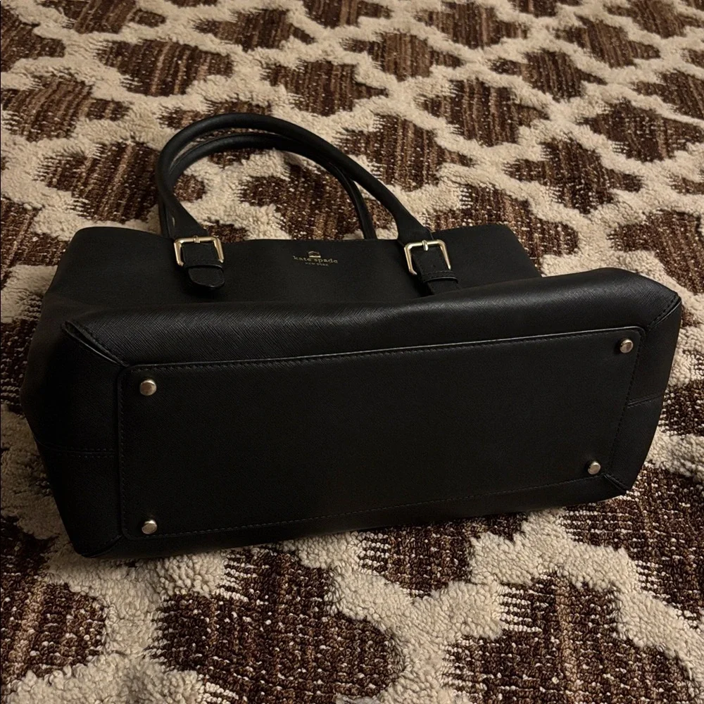 Kate Spade 2015 Black Leather Cove Street Airel Shoulder Bag